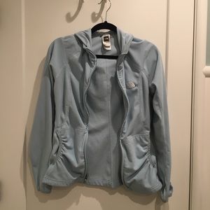 Light Blue North Face Jacket